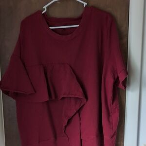 Universal Standard Red Tunic Top